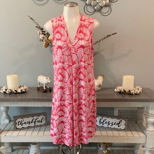 Tommy Bahama Red and White Patterned Garment